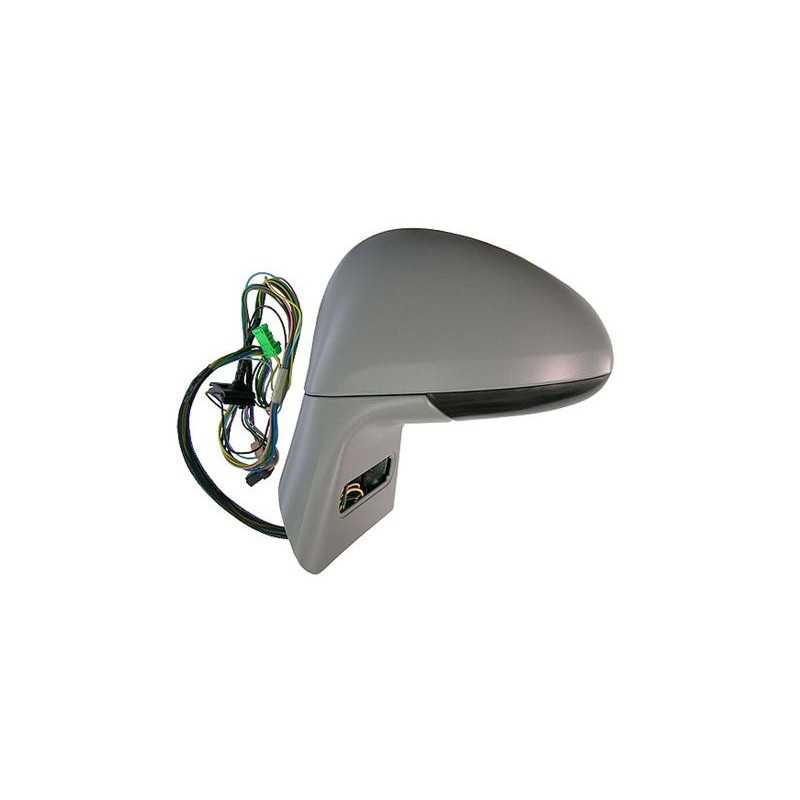 Folding primed thermal convex left mirror