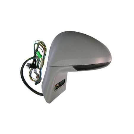 Folding primed thermal convex left mirror