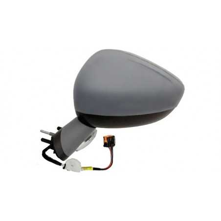 Left mirror electric convex thermal primed folding intermittent light base floor