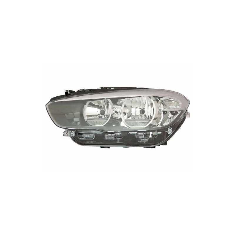 IPARLUX Faro delantero eléctrico con motor negro izquierdo LED H7+H7.PY21W 11690001