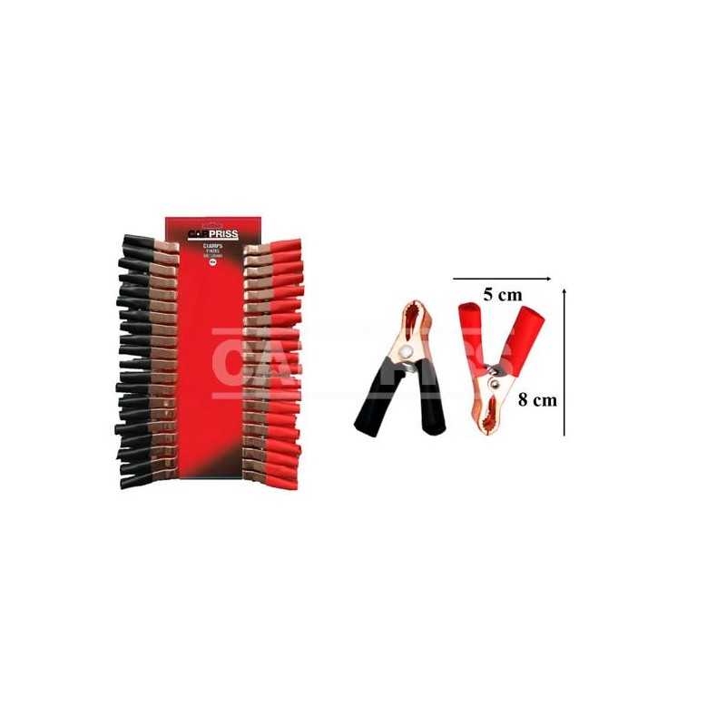 CARPRISS Kit 40 pinzas arranque batería pequeñas 70177883