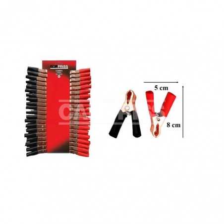 CARPRISS Kit 40 pinzas arranque batería pequeñas 70177883
