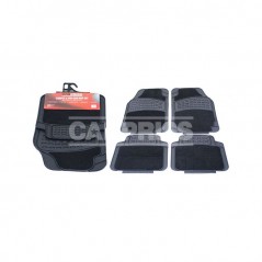 CARPRISS Juego 4 alfombrillas recortables con moqueta/pvc 70310007