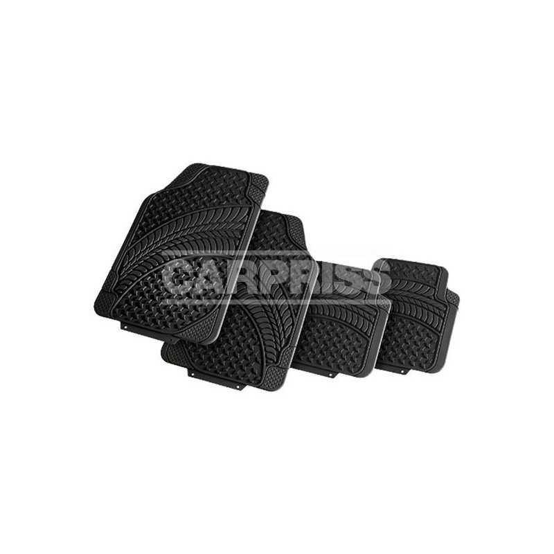 CARPRISS Set of 4 universal cut-out mats PVC TYRE 70310009