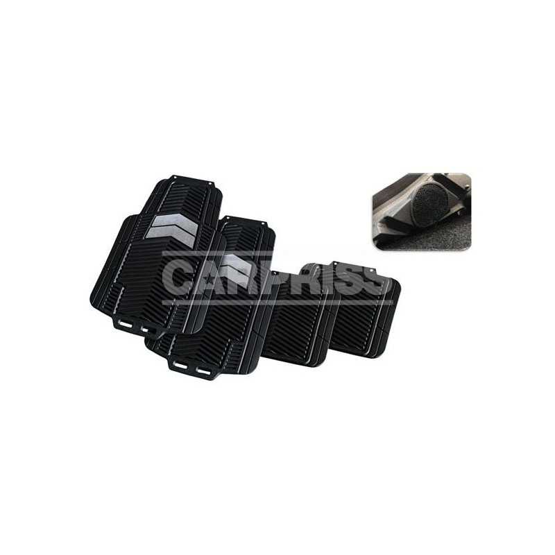 CARPRISS Set of 4 universal cut-out mats with support pads PVC 70310015