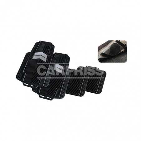 CARPRISS Juego 4 alfombrillas universales recortables con almohadillas de sujeción PVC 70310015