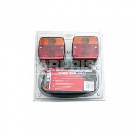 CARPRISS Magnetic led trailer rear lighting kit 1 4 + 7.5 M 7 PINS 12V 5W 70404101