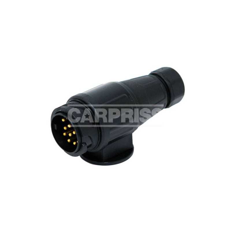 CARPRISS Caja 10 conectores enchufe remolque 7 polos ABS 70410011