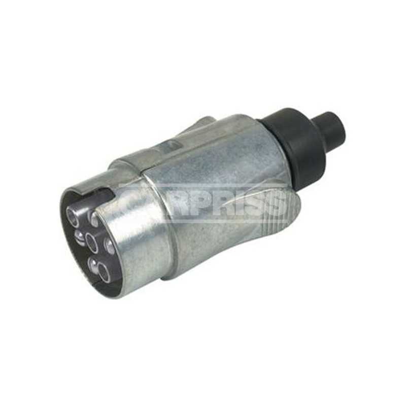 CARPRISS Caja 10 conectores enchufe remolque 7 polos aluminio 70410015