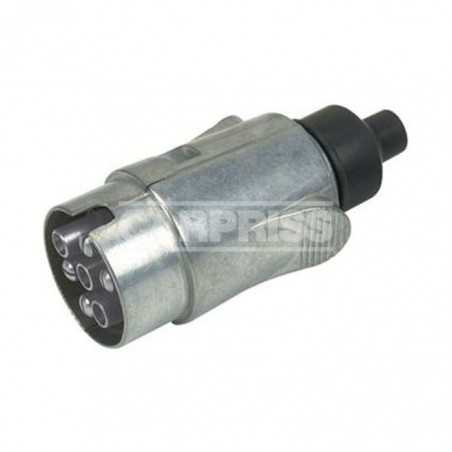 CARPRISS Caja 10 conectores enchufe remolque 7 polos aluminio 70410015