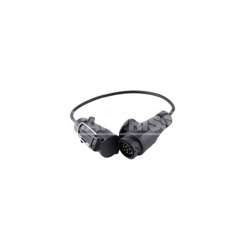 CARPRISS Adaptador/alargador enchufe remolque 13 a 7 polos cable 40 CM 70410018