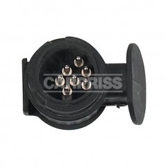 CARPRISS Adaptador enchufe remolque 13 a 7 polos ABS 70429518