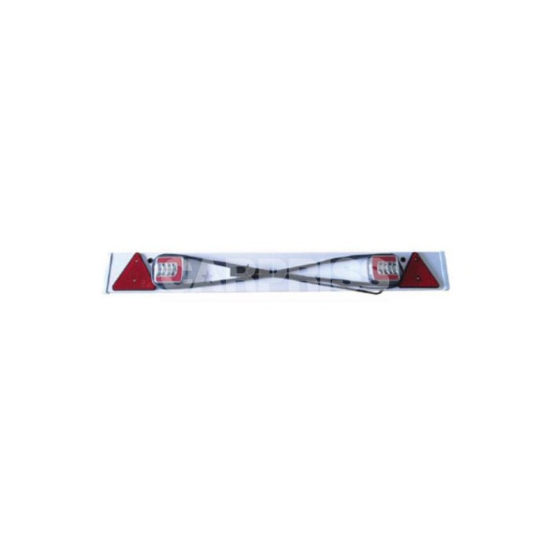 CARPRISS Trailer rear lighting kit LED 9 M 7 PINS 12V 1W 120X12 CM 70440011
