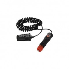 CARPRISS 1 outlet cigarette lighter extension + on/off switch 70510041