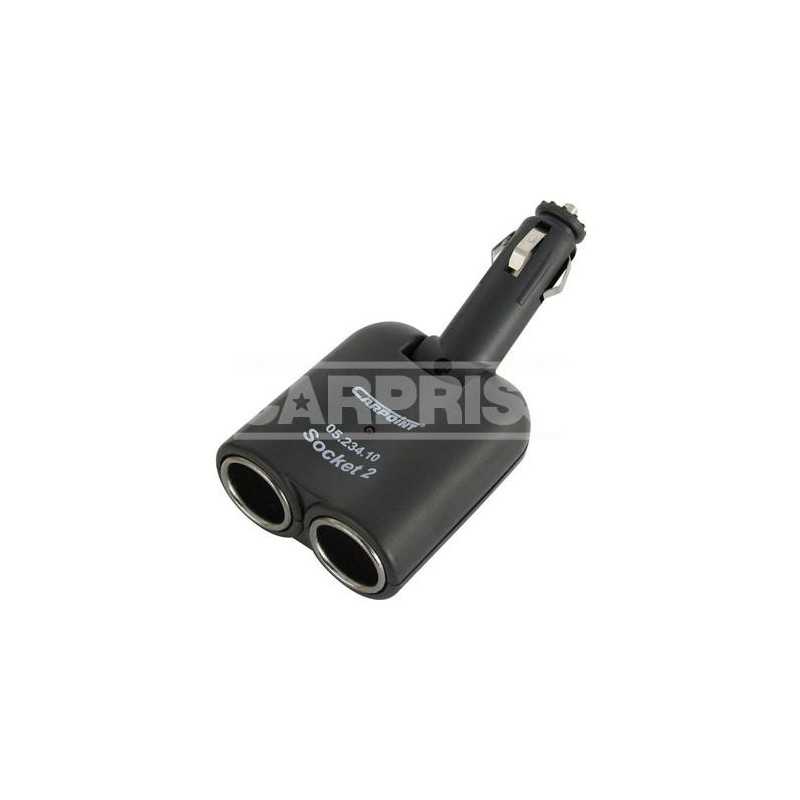 CARPRISS Adjustable double cigarette lighter plug 12V 5 AMP 70523410