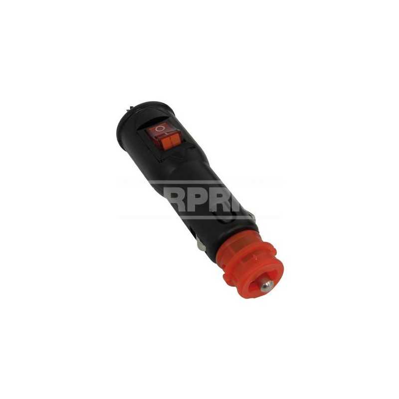 CARPRISS Macho conector encendedor con interruptor ON/OFF 70523415