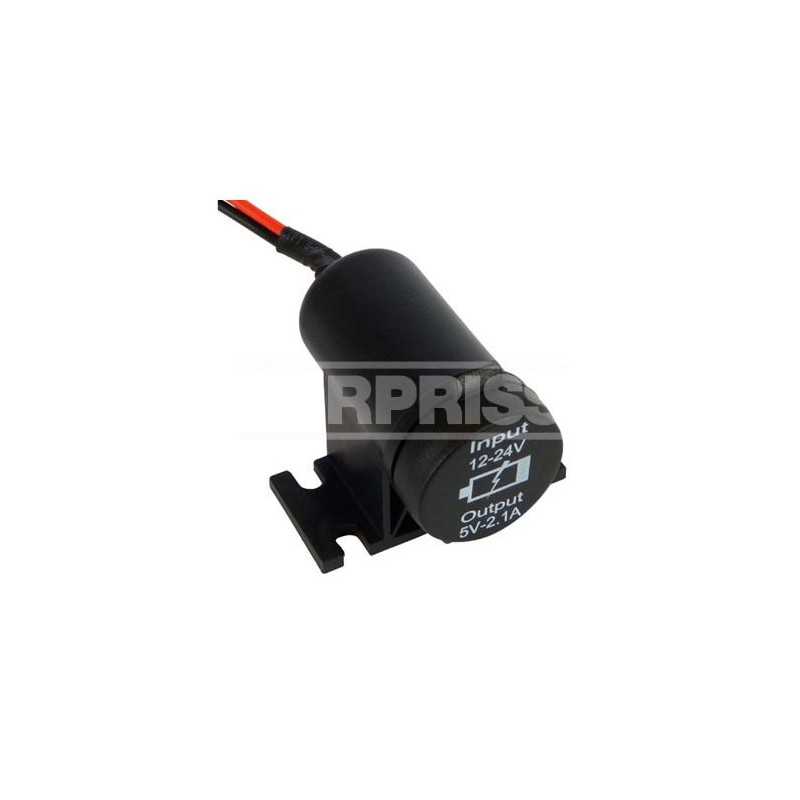 CARPRISS Base usb para montaje en superficie 12/24V2 5V 2 1A 70523491