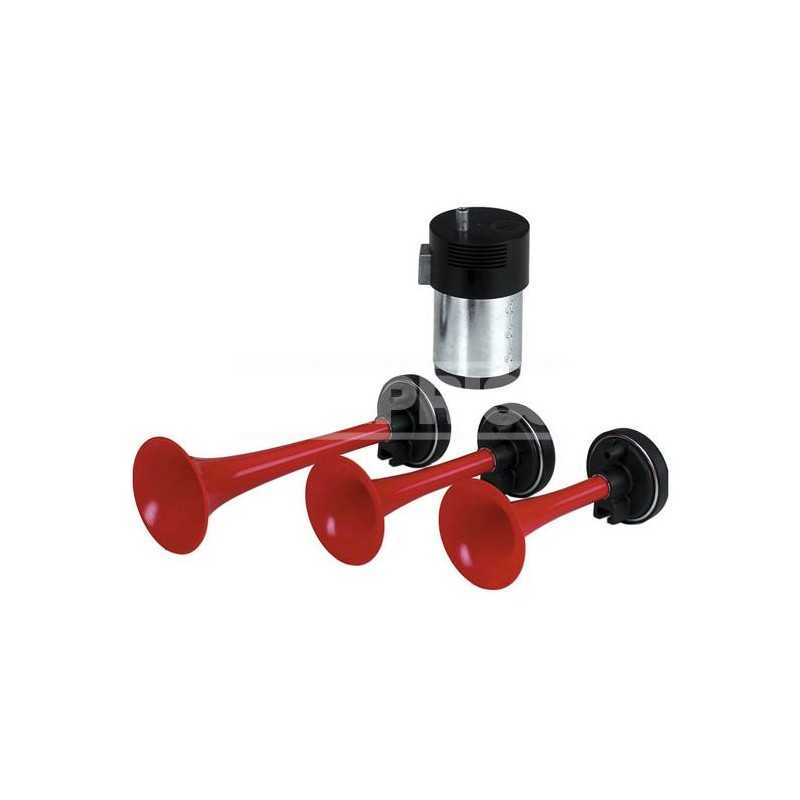 CARPRISS Bocina compresor 3 tonos homologada 12V/117 DB 70524702