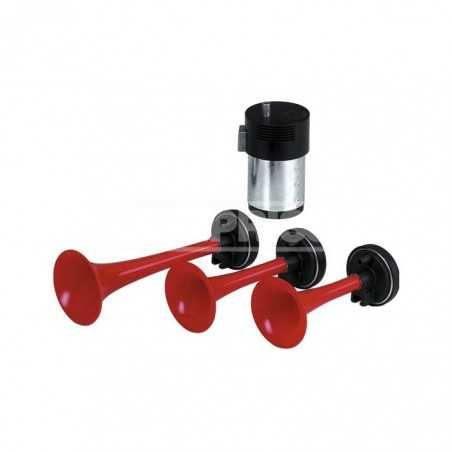 CARPRISS Bocina compresor 3 tonos homologada 12V/117 DB 70524702