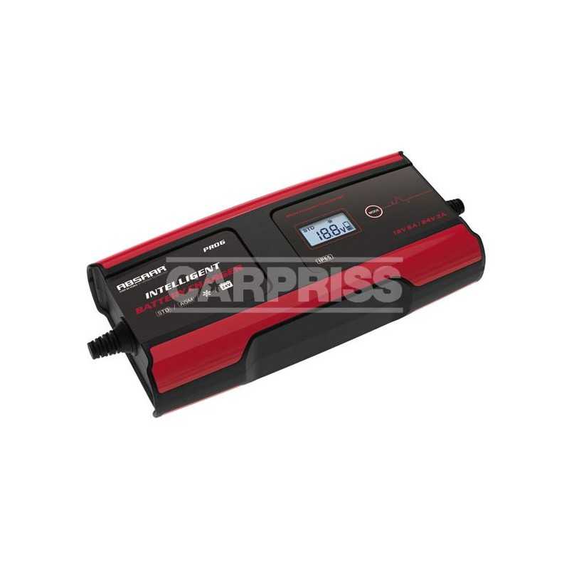 ABSAAR Cargador batería inteligente 11 fases de carga 6A 12/24V 70635926