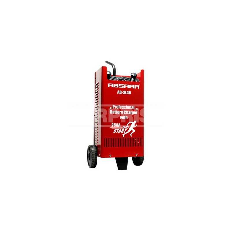 ABSAAR Professional battery charger with starter 40A 12/24V 250 AMP 70636040