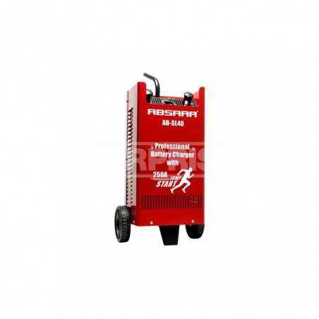 ABSAAR Cargador batería profesional con arranque 40A 12/24V 250 AMP 70636040
