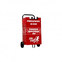 ABSAAR Cargador batería profesional con arranque 60A 12/24V 320 AMP 70636045