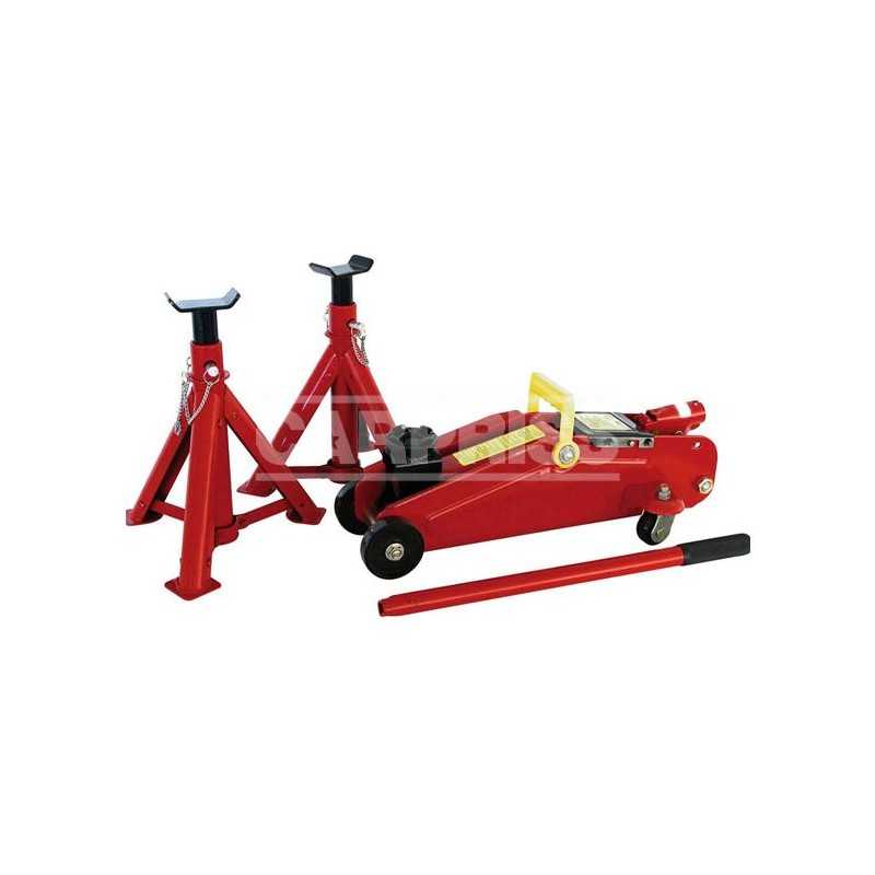 CARPRISS Trolley jack + 2 trestles 2T 70677815