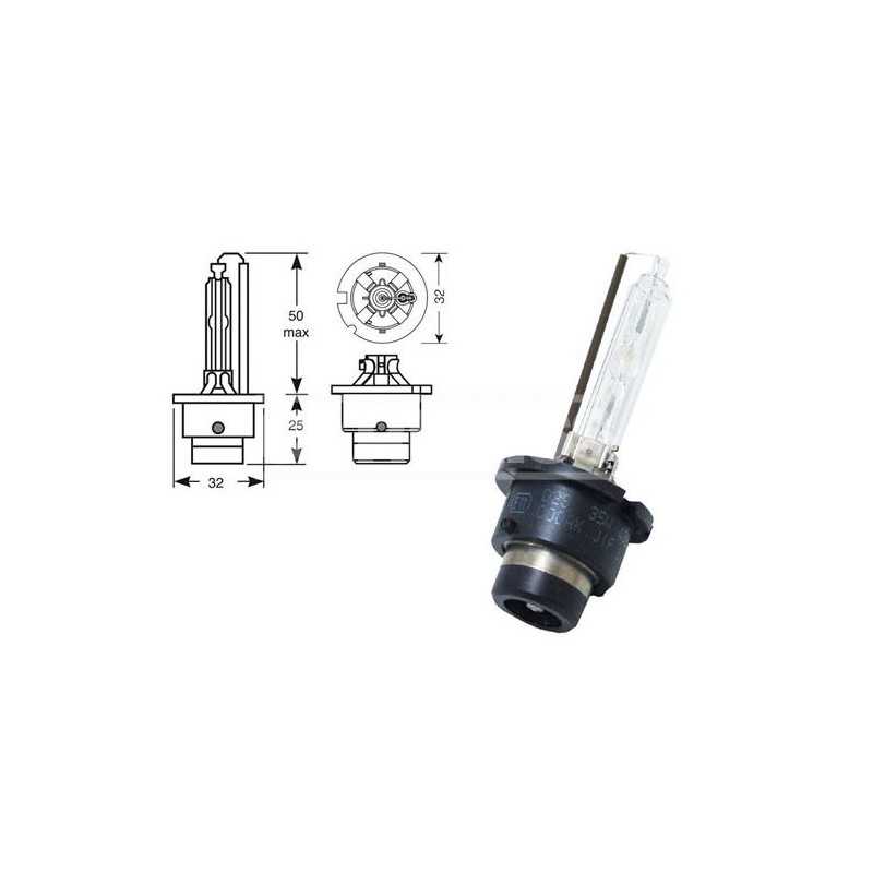 CARPRISS Lámpara bombilla descarga XENON D2S 85V 35W (1U) 70721103