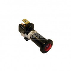 CARPRISS Interruptor tirador con luz roja LED 12V 10 AMP 70810655