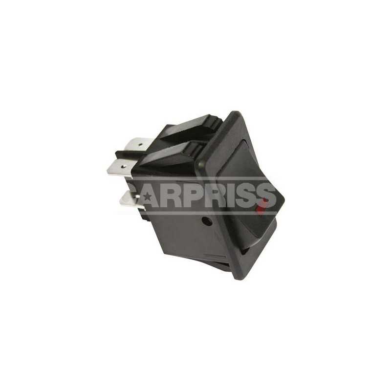 CARPRISS Interruptor basculante con luz roja LED 35 AMP 35X19 MM 70810672