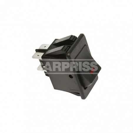 CARPRISS Interruptor basculante con luz roja LED 35 AMP 35X19 MM 70810672