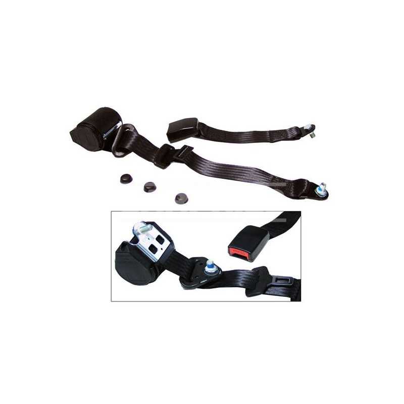 CARPRISS Cinturón seguridad 3 puntos automático con punto de desplazamiento y carrete ELR 90°/90° 71434616