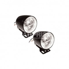 CARPRISS Juego 2 faros antiniebla redondos universales H3/1100 LUM 12V55W 6 CM 71510139