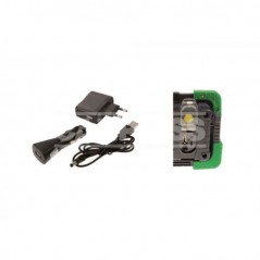 CARPRISS Lámpara portátil recargable LED 12/230V 800 LUM 3.6 AMP 125X40X171 MM 71512432