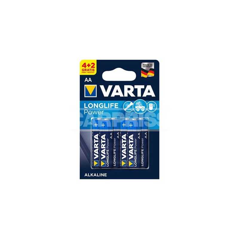 VARTA Blister 4+2 pilas alcalinas LR6 AA 79010080