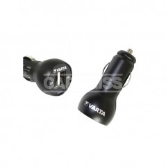 VARTA Cargador de móvil con cable 2XUSB (2.4A1A) DC 12V 79013005