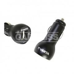 VARTA Cargador de móvil con cable 2XUSB (2.4A1A) DC 12V 79013005