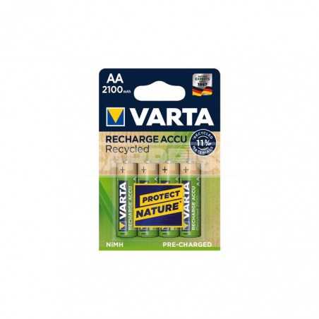 VARTA Blister 4 pilas recargables AA 2100MAH RECYCLED 79015005