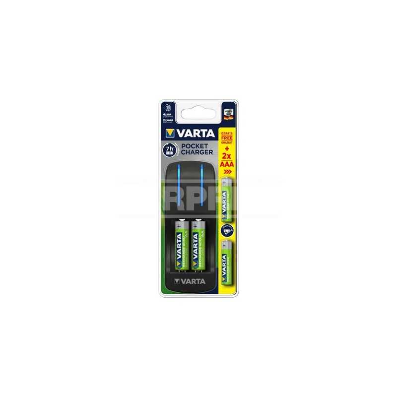 VARTA battery charger with batteries 4AA 2100 R2U + 2AAA 800MAH R2U 79015100
