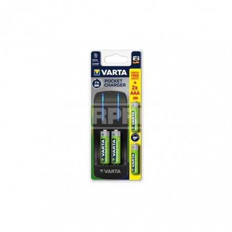 VARTA Cargador de pilas con 4AA 2100 R2U + 2AAA 800MAH 79015100