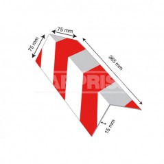 CARPRISS Parking column corner protector 365X75X15 MM 79051401