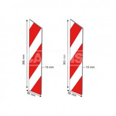 CARPRISS Parking side wall protector (2U) 365X80X15 MM 79051405