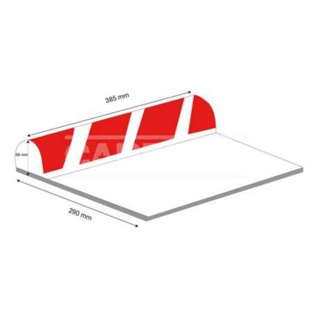 CARPRISS Tope suelo rueda para frenado 290X385X58 MM 79051411