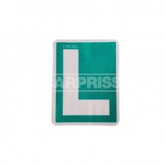 CARPRISS Placa conductor novel "L" adhesiva para coche V-13 150X195 MM 79391206