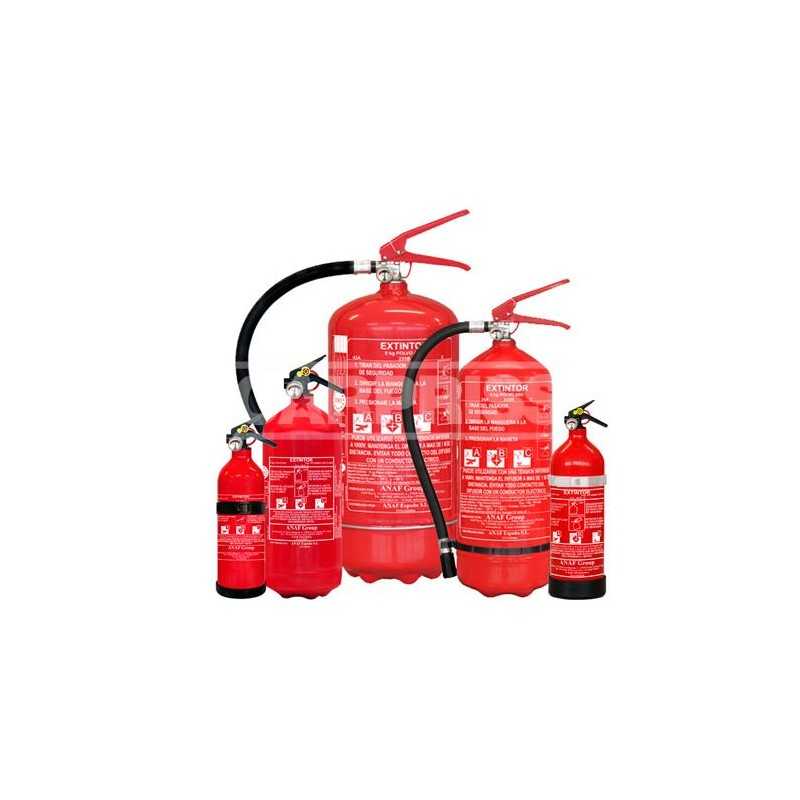 CARPRISS Fire extinguisher with wall support ABC 1KG 79610001