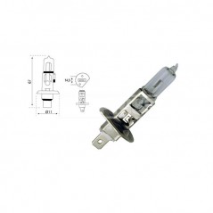 CARPRISS Lámpara bombilla para coche H1 12V 55W (10UD) 79780230
