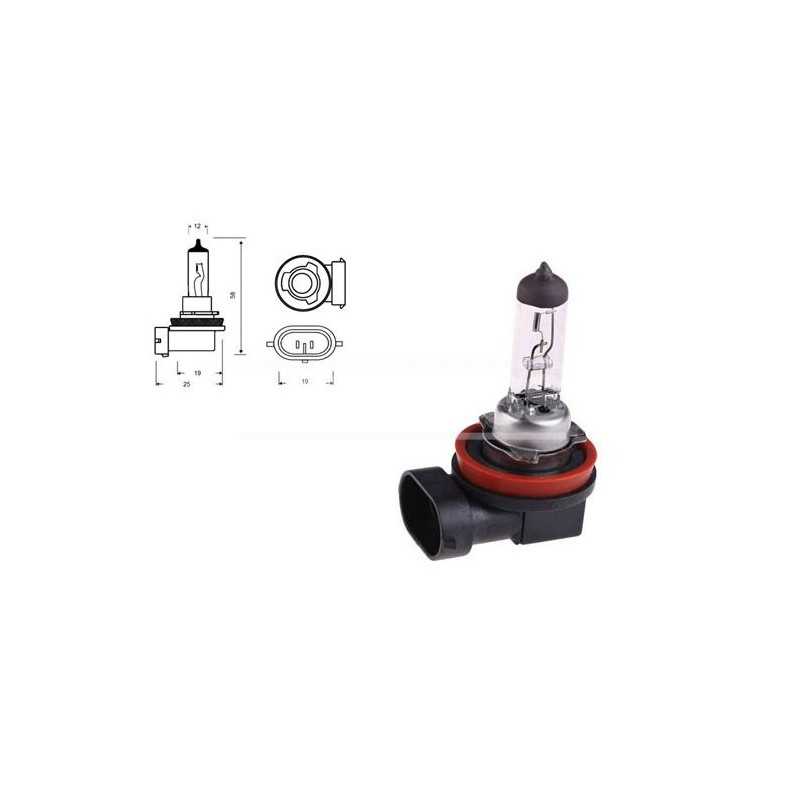 CARPRISS Lámpara bombilla para coche H11 12V 55W (10UD) 79780243