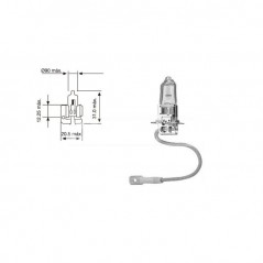 CARPRISS Lámpara bombilla para coche H3 12V 55W (10UD) 79780246
