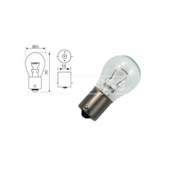 CARPRISS Blister pack of 2 bulbs for car, 1 pole P21W 12V 21W P21W 12V 21W (10UD) 79780250